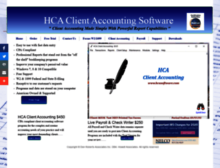 hcasoftware.com screenshot