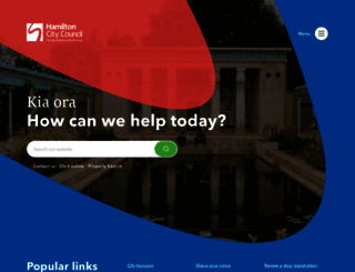 hcc.govt.nz screenshot