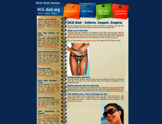 hcg-diet.org screenshot