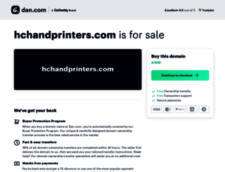 hchandprinters.com screenshot