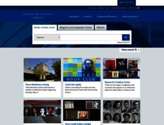 hclib.org screenshot