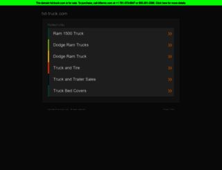 hd-truck.com screenshot