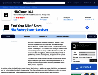 hdclone.informer.com screenshot