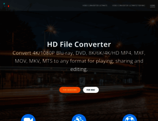 hdfileconverter.com screenshot