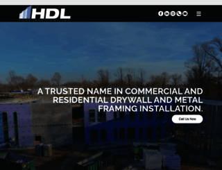 hdlconstruction.com screenshot