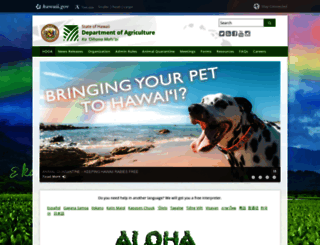 hdoa.hawaii.gov screenshot