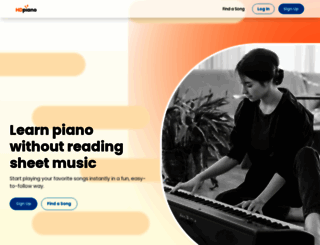 hdpiano.com screenshot