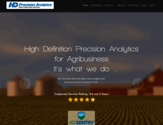 hdprecisionanalytics.com screenshot