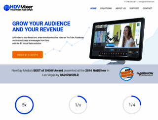 hdvmixer.com screenshot