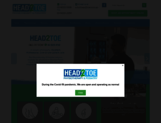 head2toe.com.au screenshot