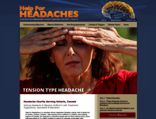 headache-help.org screenshot