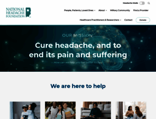 headaches.org screenshot