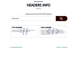 headersinfo.com screenshot