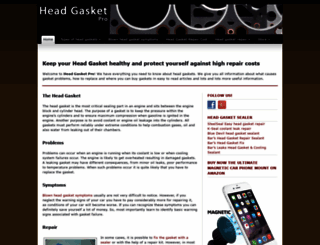 headgasketpro.com screenshot