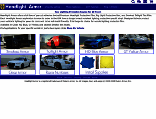 headlightarmor.com screenshot