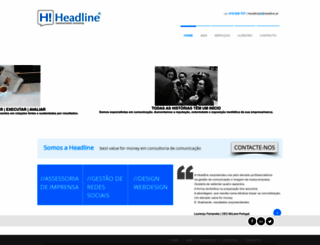 headline.pt screenshot