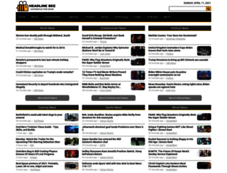 headlinebee.com screenshot