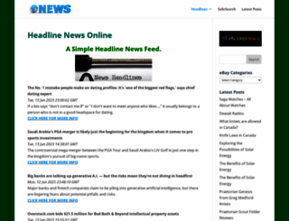 headlinenewsonline.com screenshot