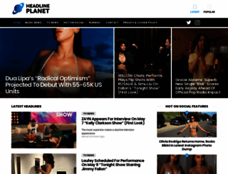 headlineplanet.com screenshot