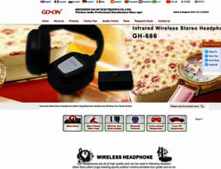 headphone-manufacturer.com screenshot
