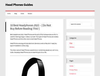 headphonesguides.com screenshot