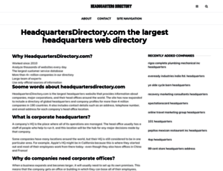 headquartersdirectory.com screenshot