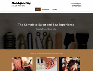 headquarterssalonandspa.net screenshot