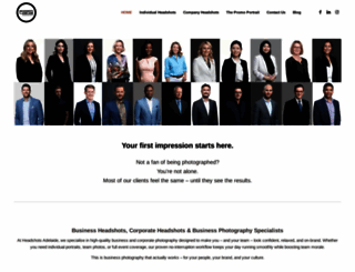 headshotsadelaide.com screenshot