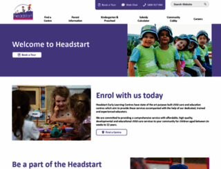 headstartelc.com.au screenshot