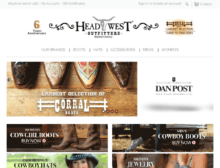 headwestoutfitters.com screenshot