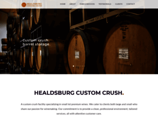 healdsburgcustomcrush.com screenshot