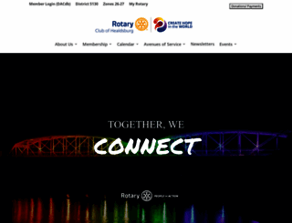 healdsburgrotary.org screenshot