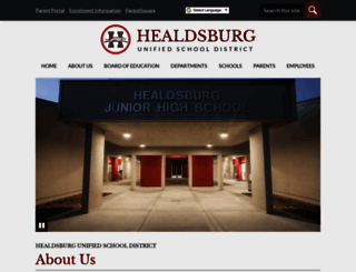 healdsburgusd-ca.schoolloop.com screenshot