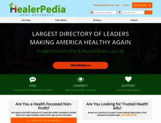 healerpedia.com screenshot