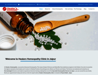 healershomeopathy.com screenshot