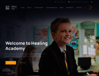 healing-school.co.uk screenshot
