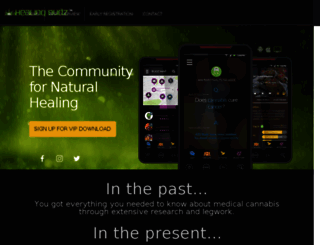 healingbudz.com screenshot