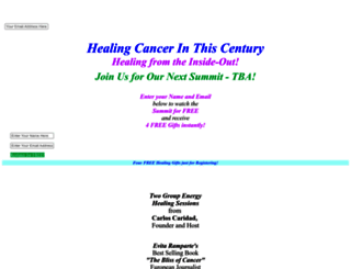 healingcancerinthiscentury.net screenshot