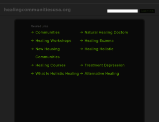 healingcommunitiesusa.org screenshot