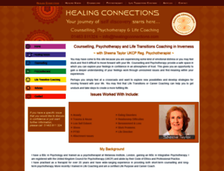 healingconnections.com screenshot