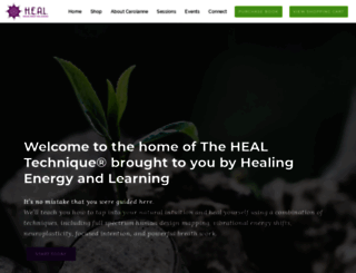 healingenergyandlearning.com screenshot