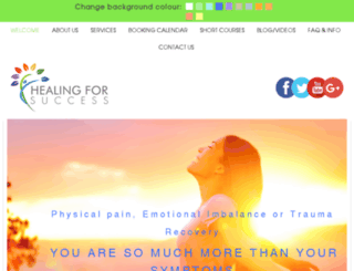 healingforsuccess.com.au screenshot