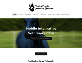 healinghandsdvm.com screenshot