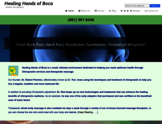 healinghandsofboca.com screenshot