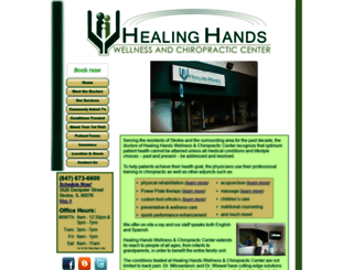 healinghandsofskokie.com screenshot