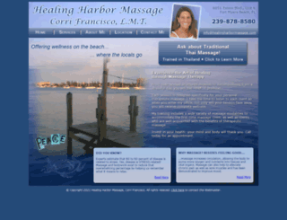 healingharbormassage.com screenshot