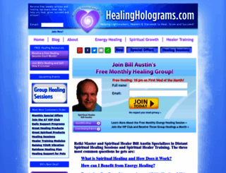 healingholograms.com screenshot