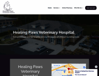 healingpawspetcare.com screenshot