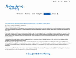 healingspringmonastery.org screenshot