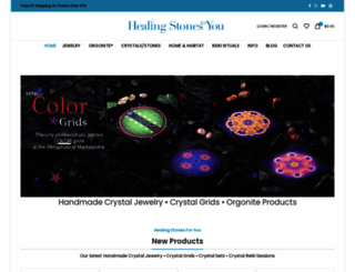 healingstonesforyou.com screenshot